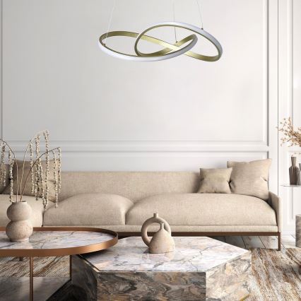 Rabalux - Candeeiro suspenso LED LED/36W/230V 3000K dourado