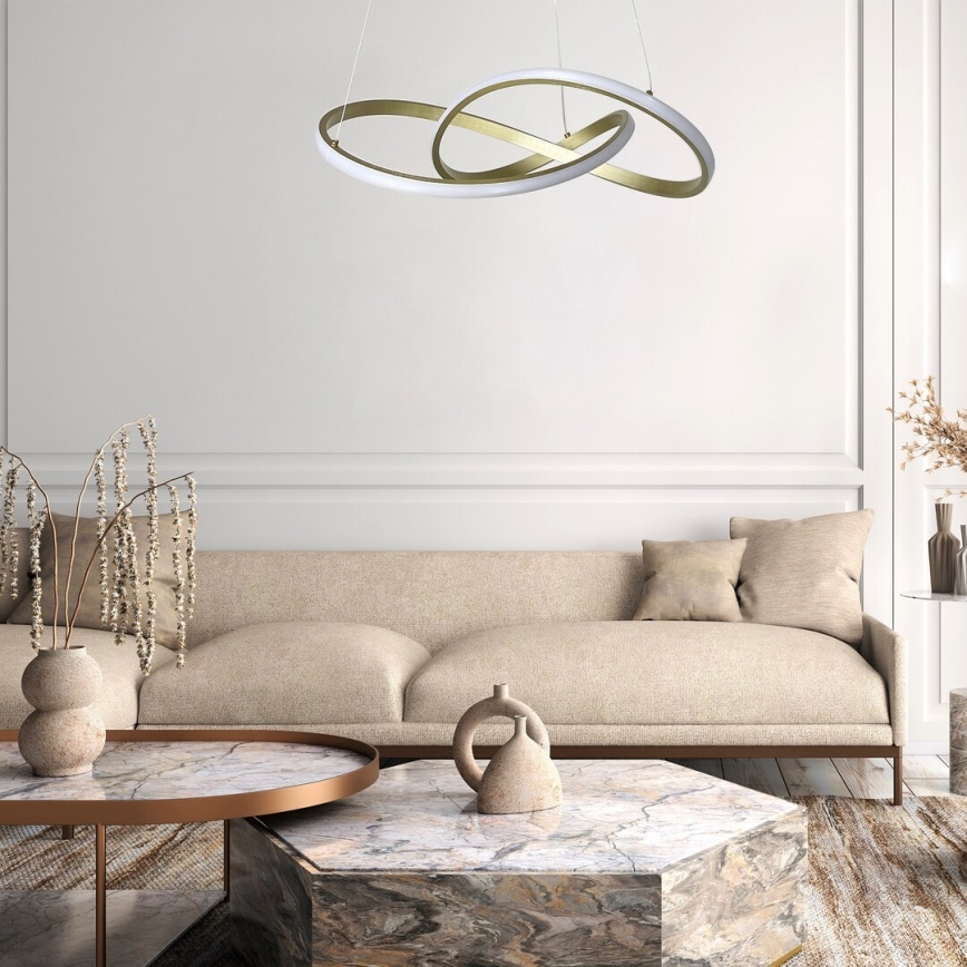 Rabalux - Candeeiro suspenso LED LED/36W/230V 3000K dourado