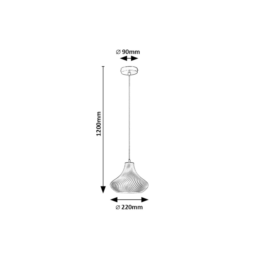 Rabalux - Candeeiro suspenso 1xE14/25W/230V
