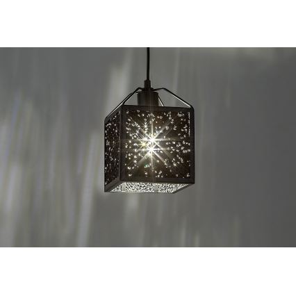 Rabalux - Candeeiro suspenso 1xE27/40W/230V preto