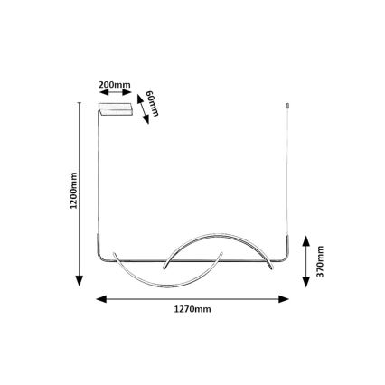 Rabalux - Candeeiro suspenso LED LED/35W/230V