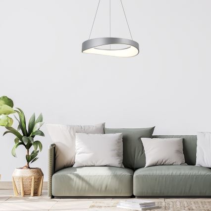 Rabalux - Candeeiro suspenso LED LED/56W/230V 3000K prateado