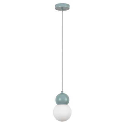 Rabalux - Candeeiro suspenso 1xG9/38W/230V azul