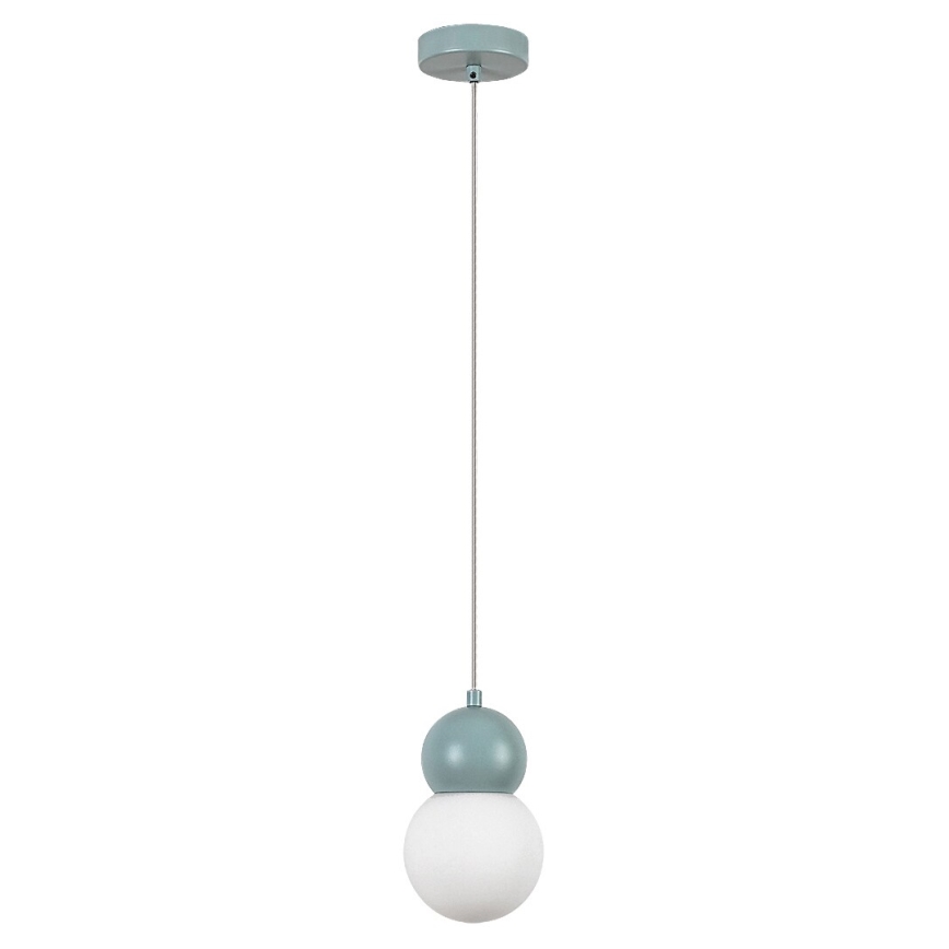 Rabalux - Candeeiro suspenso 1xG9/38W/230V azul