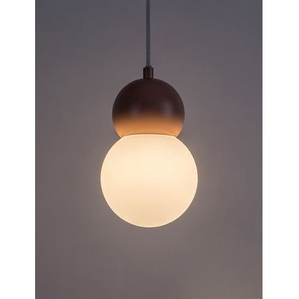 Rabalux - Candeeiro suspenso 1xG9/38W/230V rosa