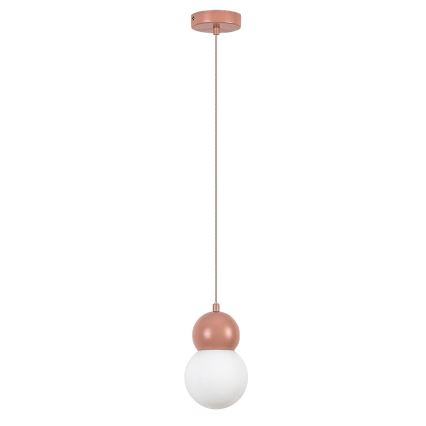 Rabalux - Candeeiro suspenso 1xG9/38W/230V rosa