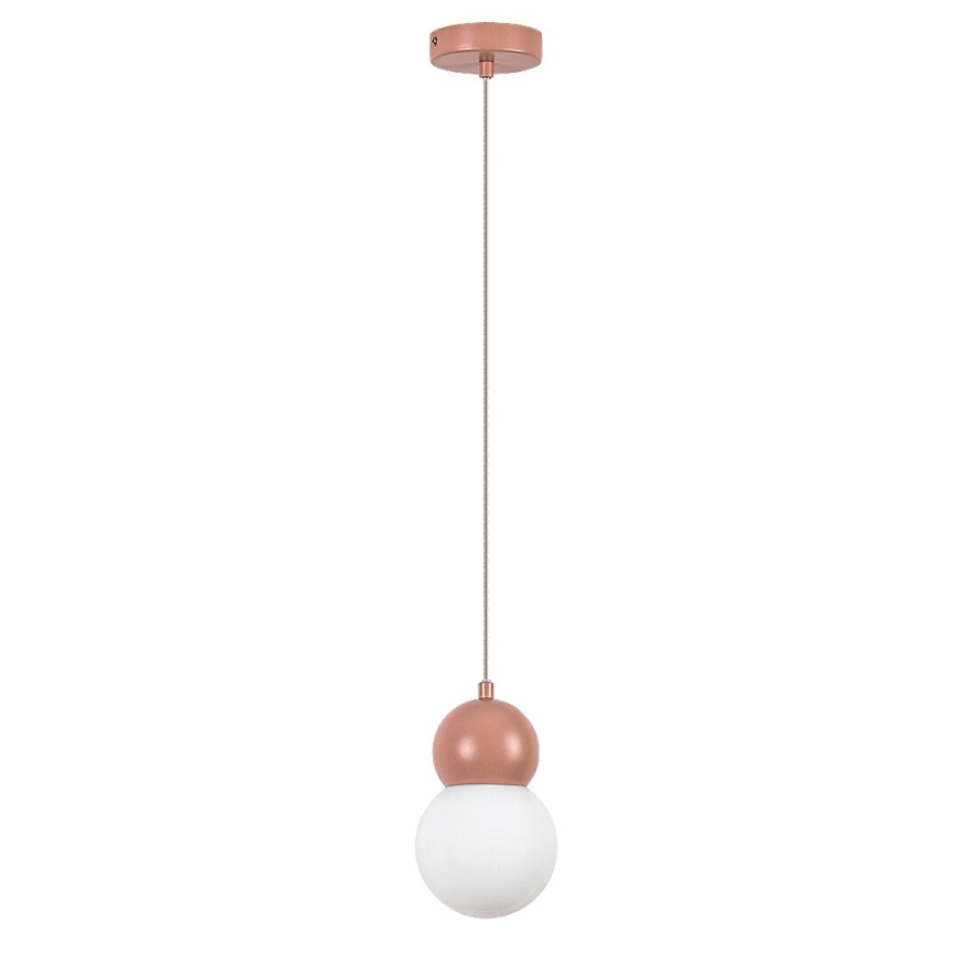 Rabalux - Candeeiro suspenso 1xG9/38W/230V rosa