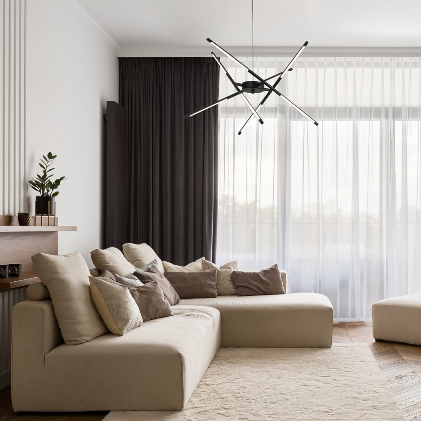Rabalux - Candeeiro suspenso LED LED/40W/230V 3000K preto