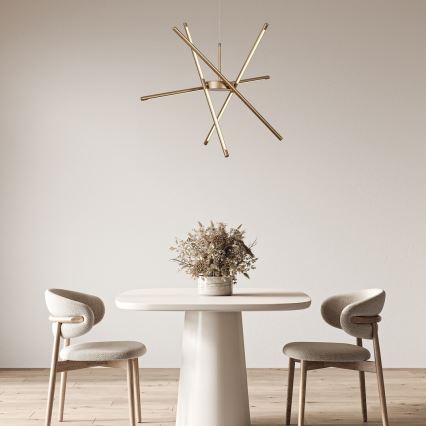 Rabalux - Candeeiro suspenso LED LED/40W/230V 3000K dourado