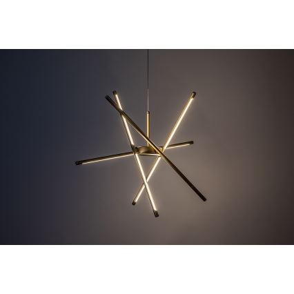 Rabalux - Candeeiro suspenso LED LED/40W/230V 3000K dourado