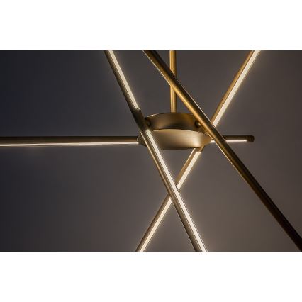 Rabalux - Candeeiro suspenso LED LED/40W/230V 3000K dourado