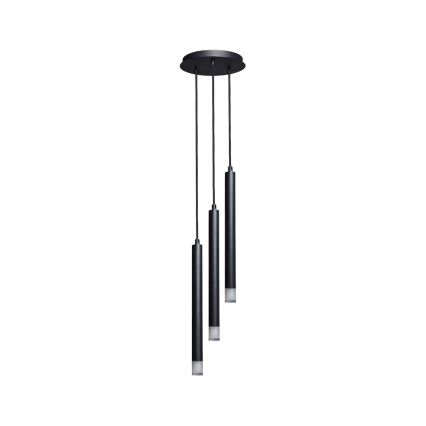 Rabalux - Candeeiro suspenso 3xG9/5W/230V preto