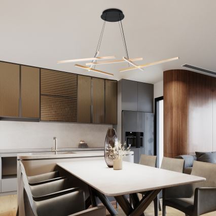 Rabalux - Candeeiro suspenso LED com regulação LED/40W/230V 3000-6500K + comando