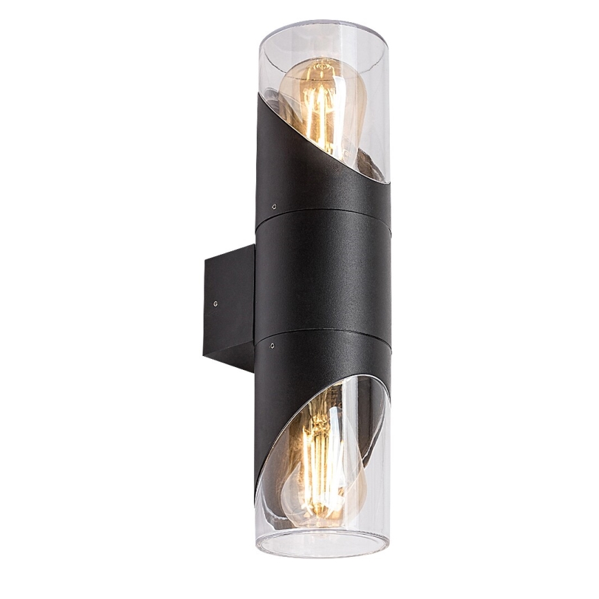 Rabalux - Iluminação de parede exterior 2xE27/28W/230V IP54