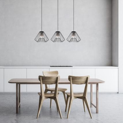 Rabalux - Candeeiro suspenso 3xE27/40W/230V
