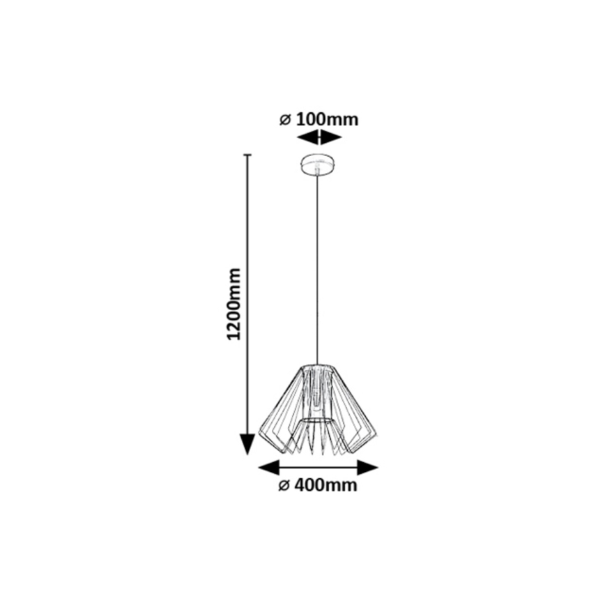 Rabalux - Candeeiro suspenso 1xE27/40W/230V