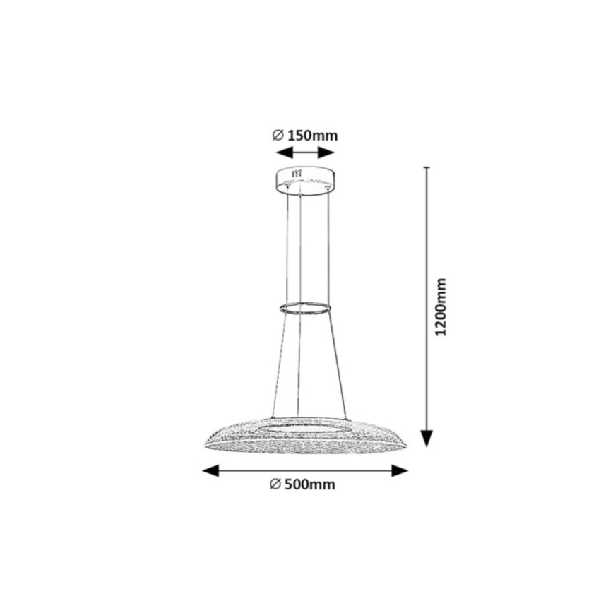 Rabalux - Lustre suspenso em cabo LED/24W/230V 3000K