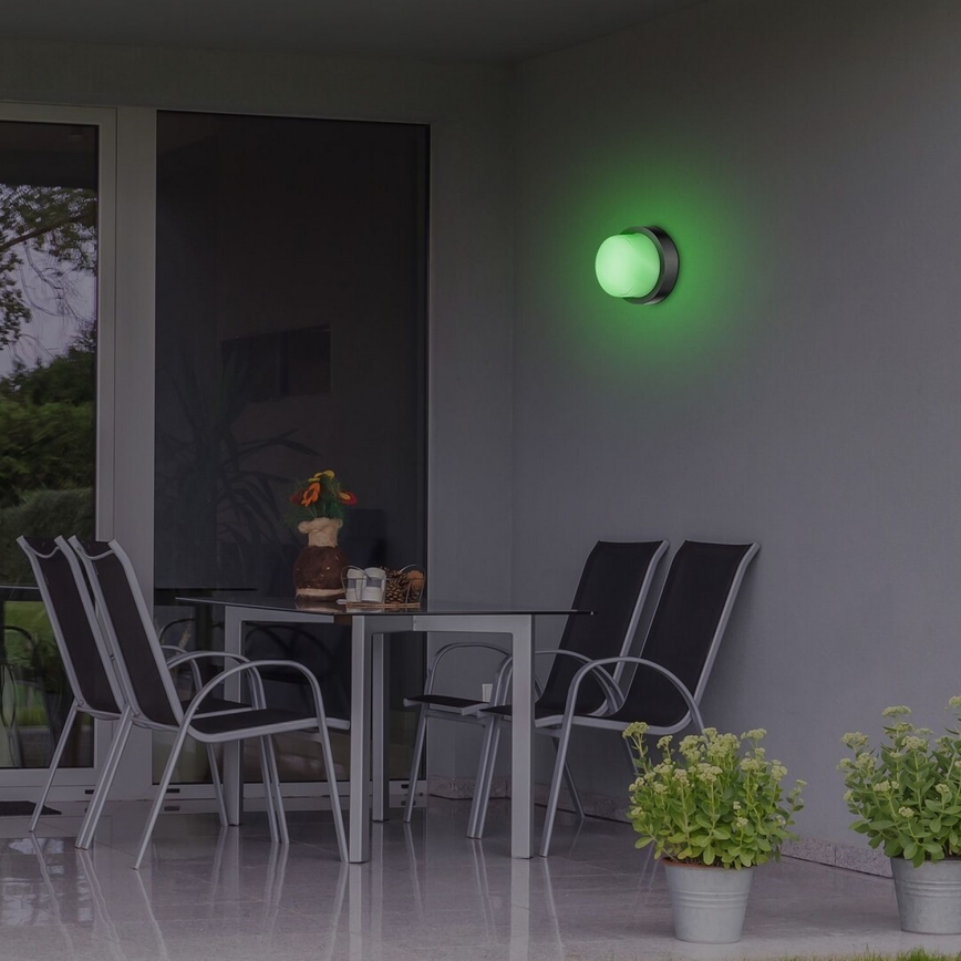 Rabalux - LED RGBW Iluminação de parede exterior com regulação LED/10W/230V IP54 Wi-Fi Tuya