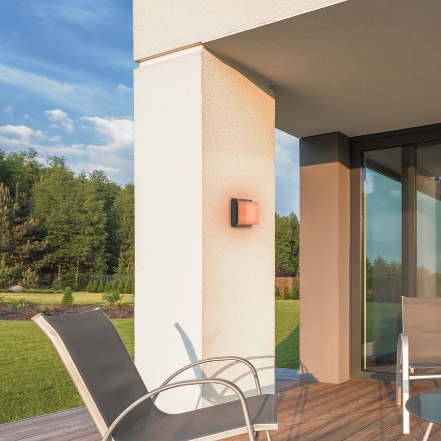 Rabalux - LED RGBW Iluminação de parede exterior com regulação LED/10W/230V IP54 Wi-Fi Tuya
