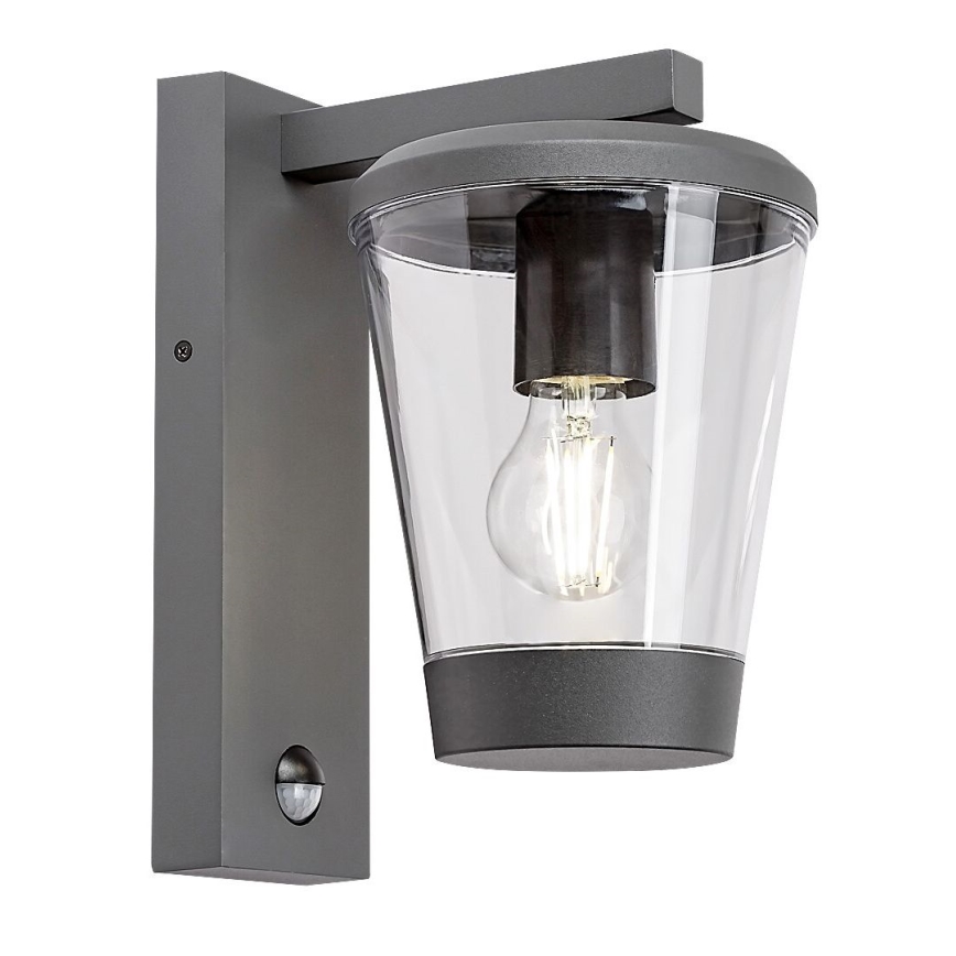 Rabalux - Candeeiro de parede exterior com sensor de movimento 1xE27/40W/230V IP44