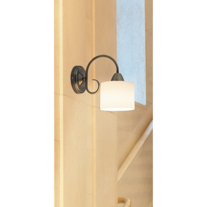 Rabalux - Luz de parede 1xE27/60W/230V bronze