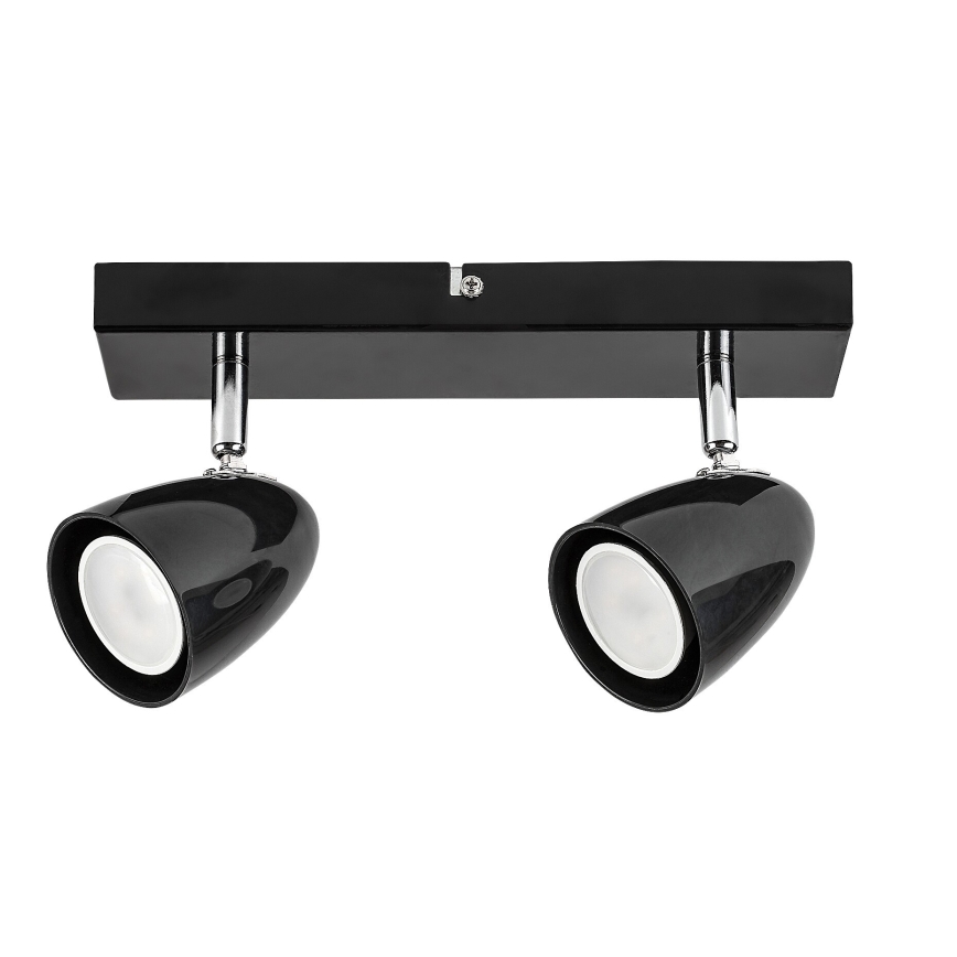 Rabalux - Foco 2xGU10/5W/230V preto