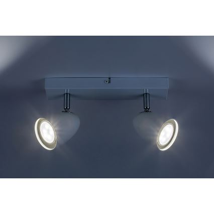 Rabalux - Foco 2xGU10/5W/230V branco