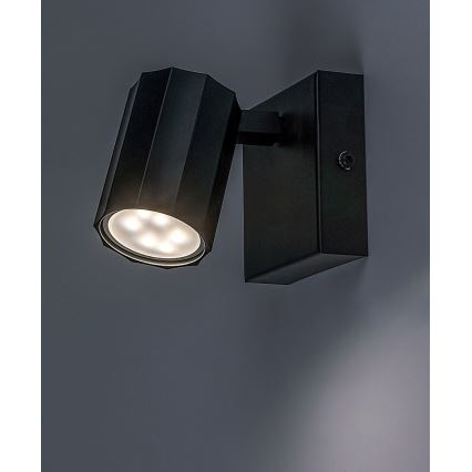 Rabalux - Foco de parede 1xGU10/5W/230V preto