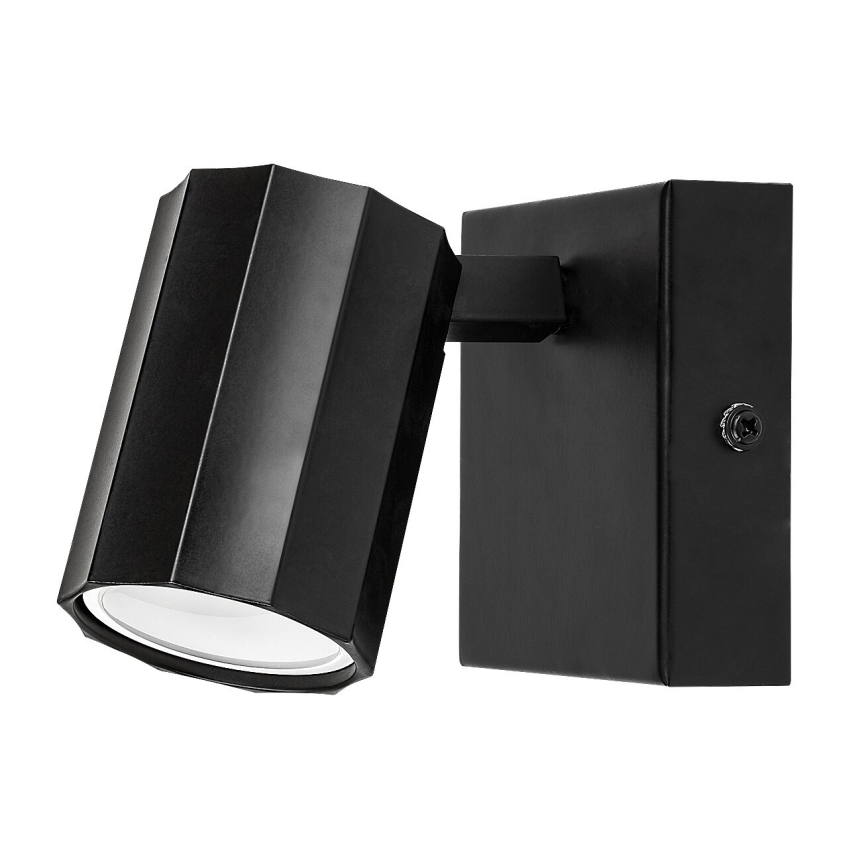 Rabalux - Foco de parede 1xGU10/5W/230V preto