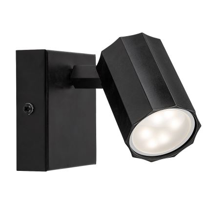 Rabalux - Foco de parede 1xGU10/5W/230V preto
