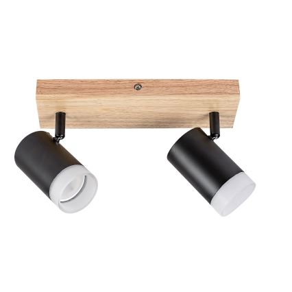 Rabalux - Foco de teto 2xGU10/5W/230V carvalho
