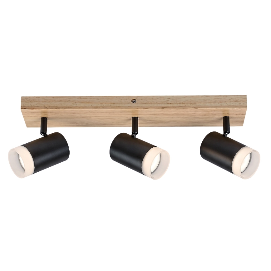 Rabalux - Foco de teto 3xGU10/5W/230V carvalho