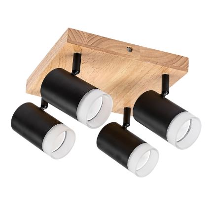 Rabalux - Foco de teto 4xGU10/5W/230V carvalho
