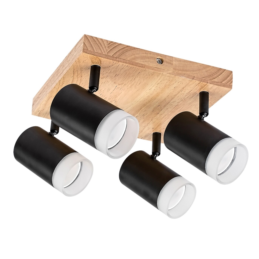 Rabalux - Foco de teto 4xGU10/5W/230V carvalho