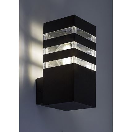 Rabalux - Iluminação de parede exterior 1xE27/12W/230V IP44