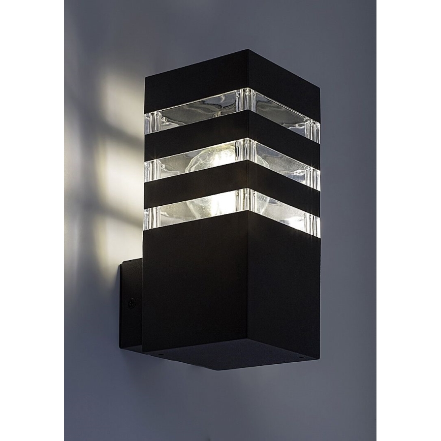 Rabalux - Iluminação de parede exterior 1xE27/12W/230V IP44