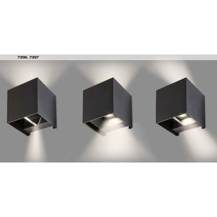 Rabalux - Iluminação de parede exterior 1xG9/42W/230V IP54 preta