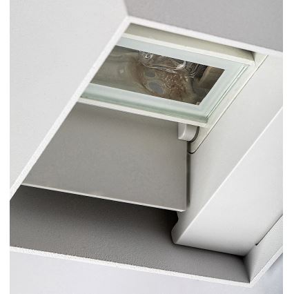 Rabalux - Iluminação de parede exterior 1xG9/42W/230V IP54 branca