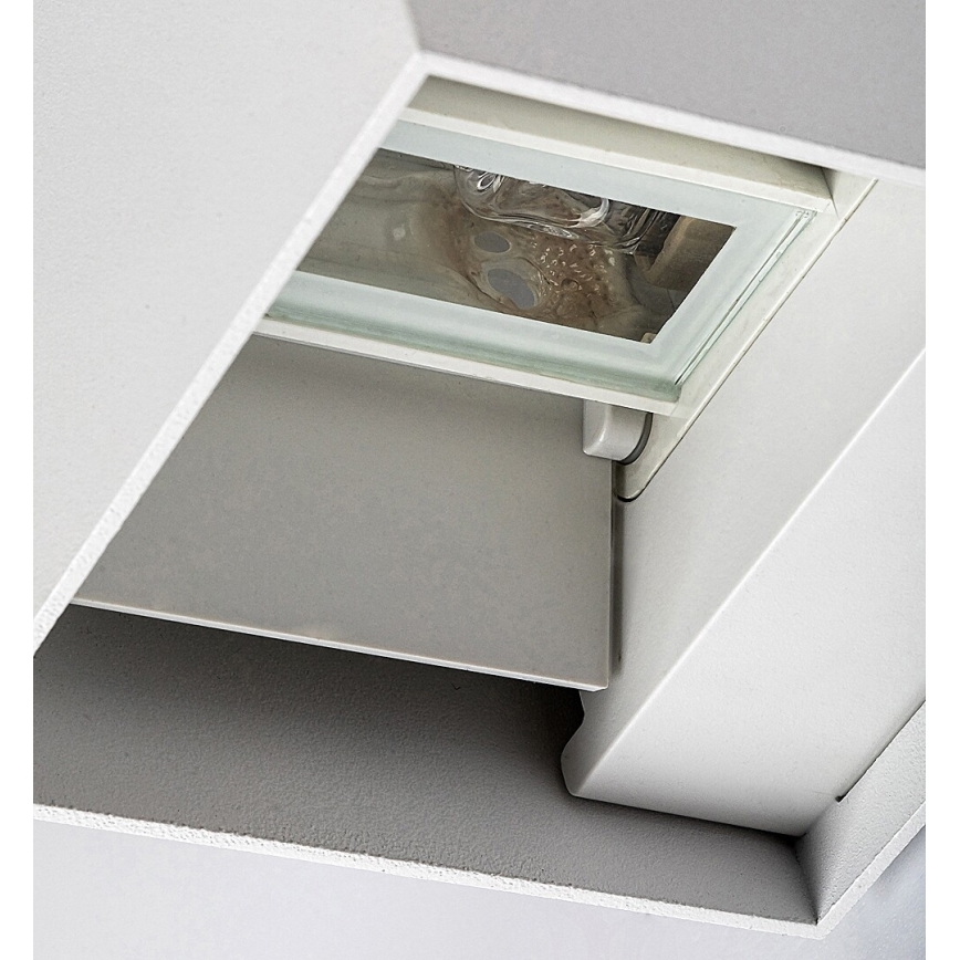 Rabalux - Iluminação de parede exterior 1xG9/42W/230V IP54 branca