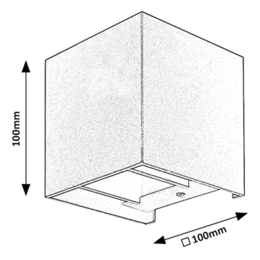 Rabalux - Iluminação de parede exterior 1xG9/42W/230V IP54 branca