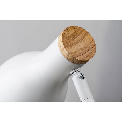 Rabalux - Candeeiro de mesa táctil com regulação e carregamento sem fios 1xE14/25W/230V árvore da borracha