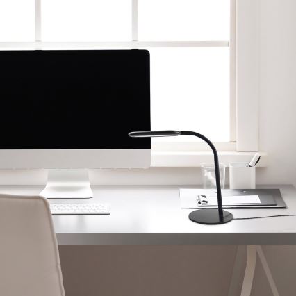 Rabalux - Candeeiro de mesa táctil LED com regulação LED/10W/230V 3000-6000K preto