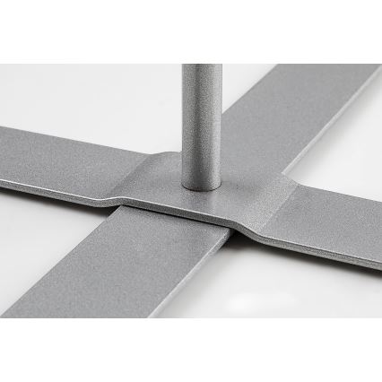 Rabalux - Candeeiro de chão 1xE27/40W/230V branco/prateado