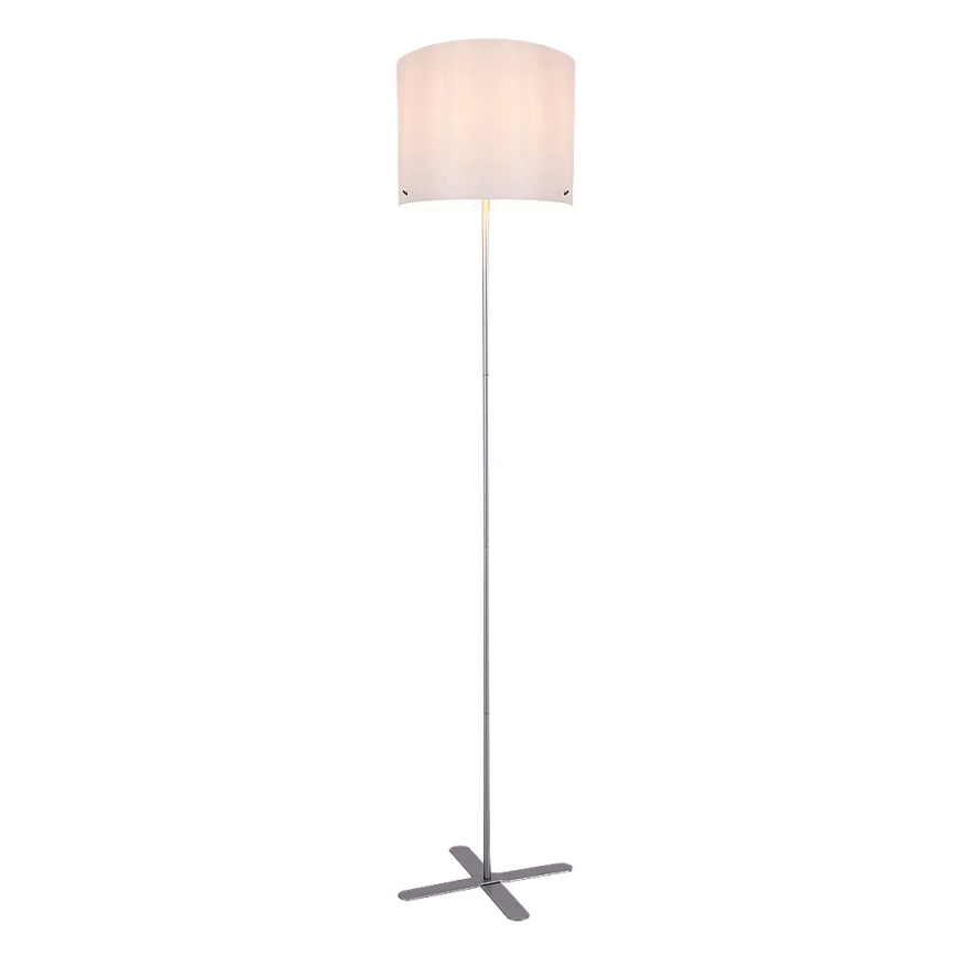 Rabalux - Candeeiro de chão 1xE27/40W/230V branco/prateado