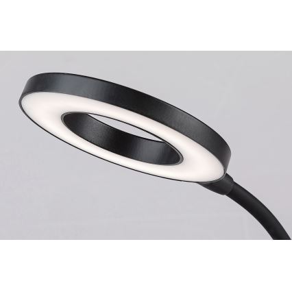 Rabalux - Lâmpada de mesa tátil LED regulável com carregamento sem fio LED/5W/5V 2700-6000K preta