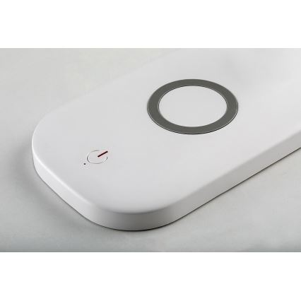 Rabalux - LED Candeeiro de mesa táctil com regulação e carregamento sem fios LED/5W/5V 2700-6000K branco