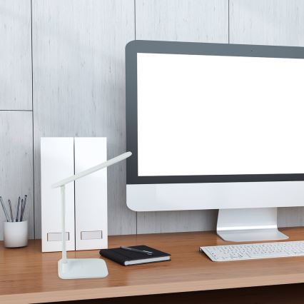 Rabalux - Lâmpada de mesa LED regulável com display LED/5W/5V 2600mAh 3000-6000K