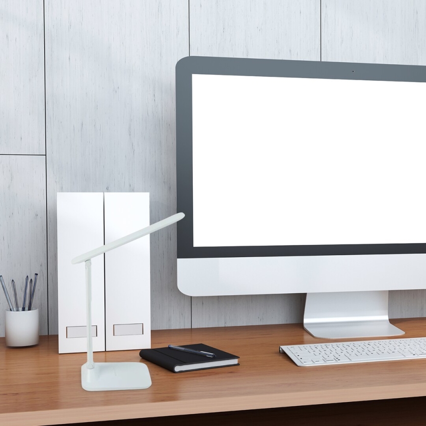 Rabalux - Lâmpada de mesa LED regulável com display LED/5W/5V 2600mAh 3000-6000K
