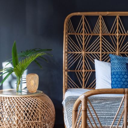 Rabalux - Lâmpada de mesa 1xE14/25W/230V rattan