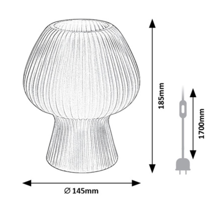 Rabalux - Candeeiro de mesa 1xE14/60W/230V branco